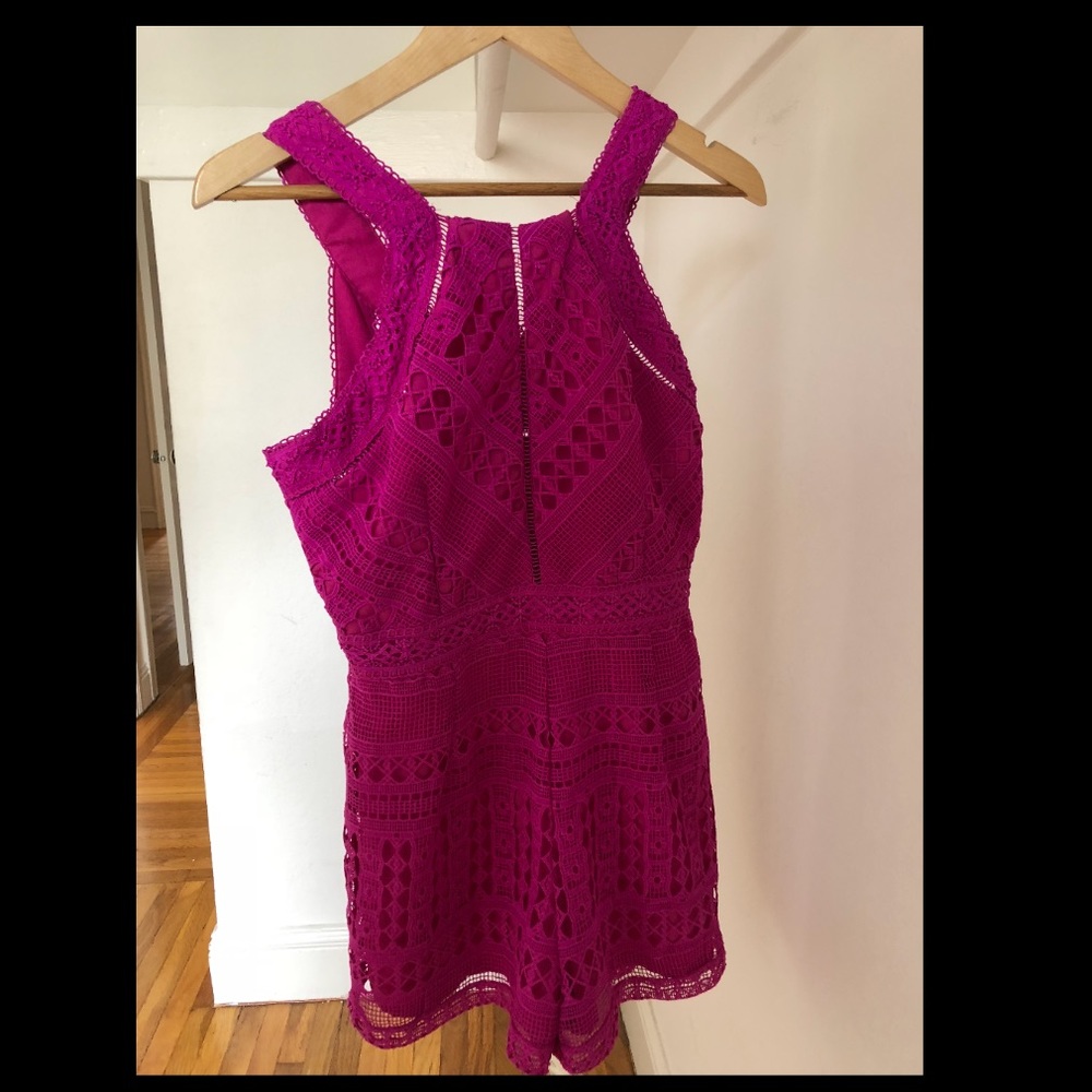 Adelyn rose pink romper